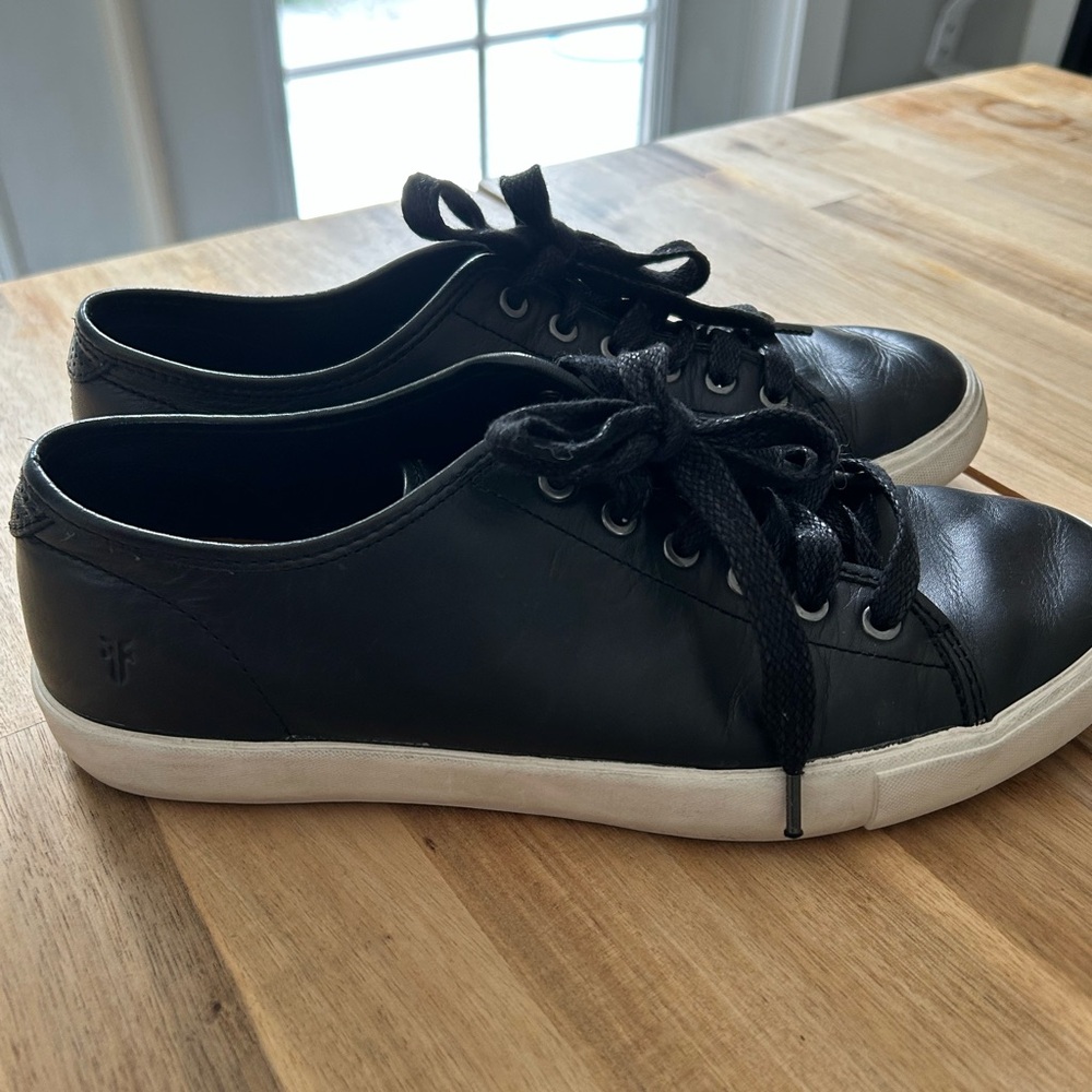 Black Frye Brett Low Sneaker (sz 10.5)